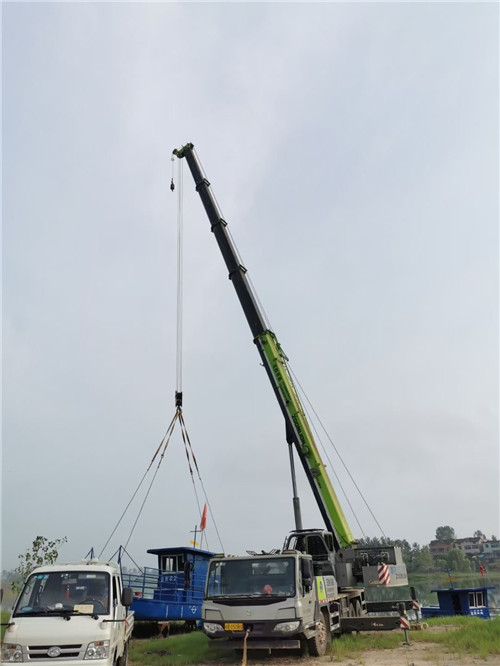 下城区桥梁建设吊装案例